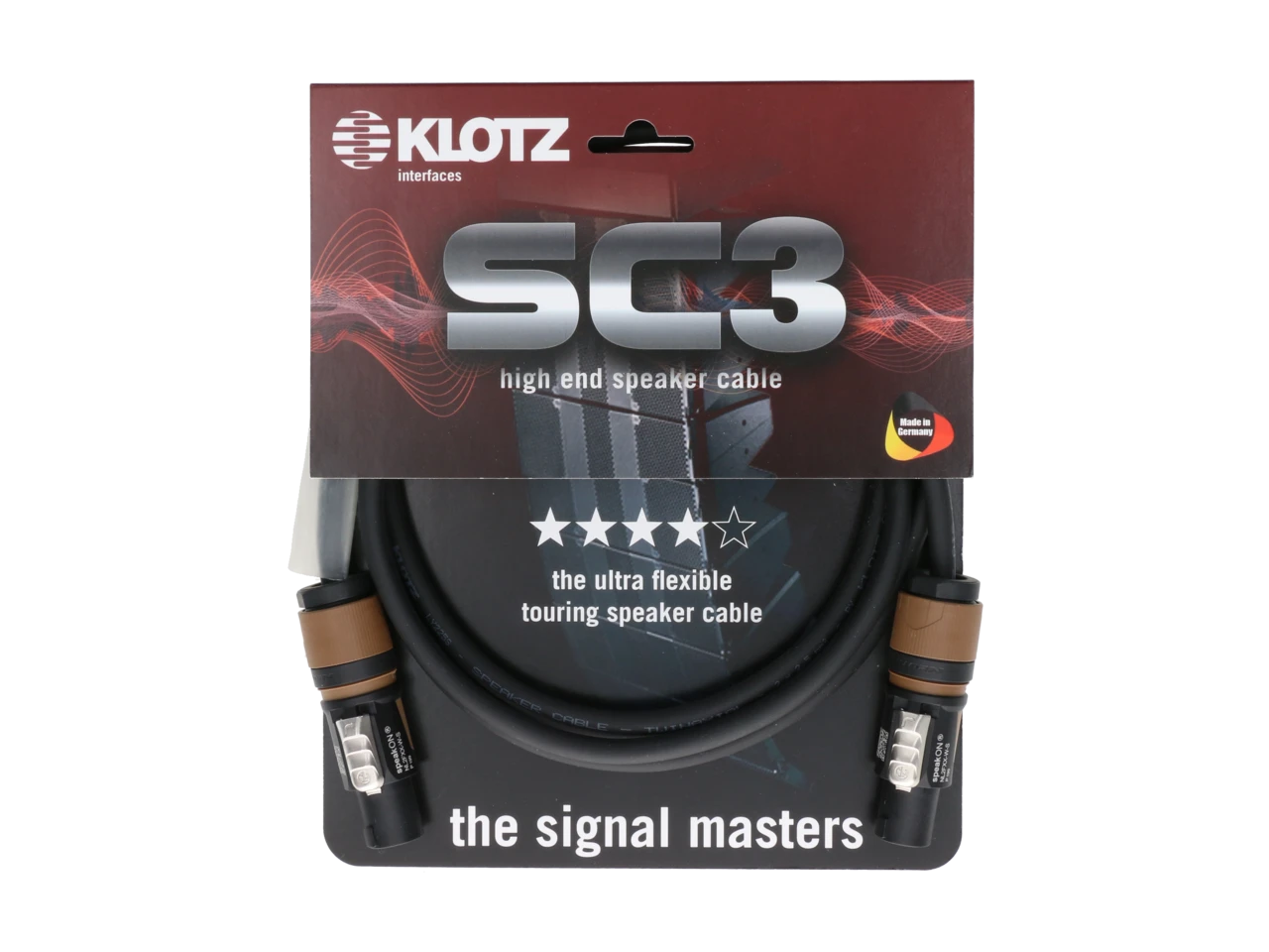 Klotz Cables SC3-L2FF0100 Speakon-Speakon 1m